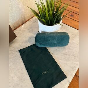 Gucci Glass Case and Dustbag